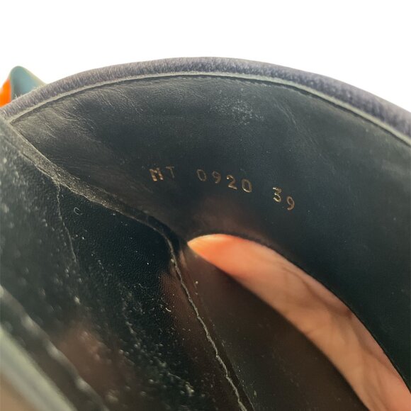 CHRISTIAN DIOR Dway Block Heel Slide Sandals Mules \\ 39 - Picture 10 of 10